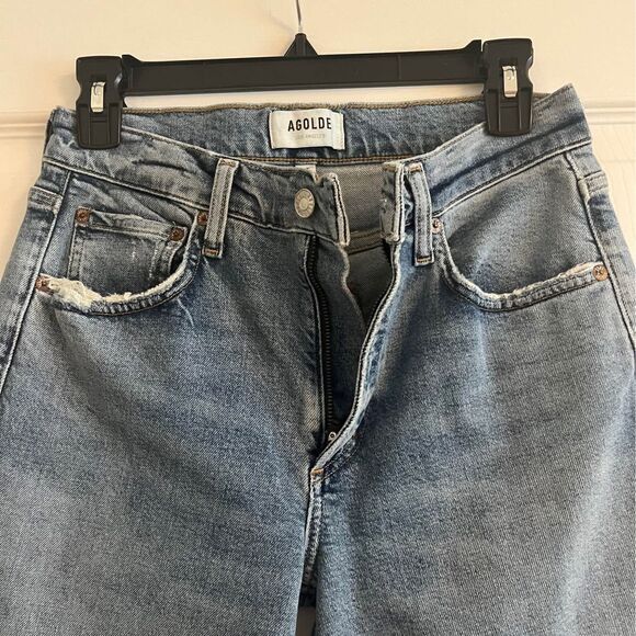 Agolde Kye Mid Rise Straight Jean - Picture 6 of 7